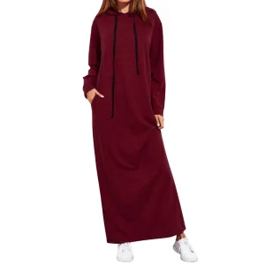tunique pull longue rouge