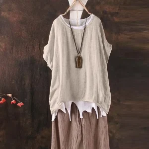tunique casual chic couleur taupe