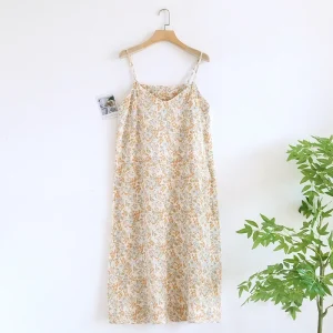 tunique sans manches motifs floral