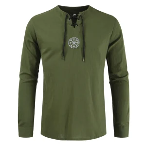 tunique homme ethnique vert