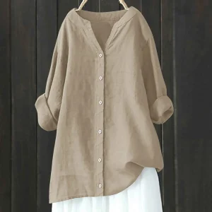 chemise tunique couleur sable