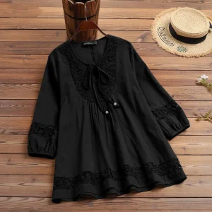 tunique noire femme chic