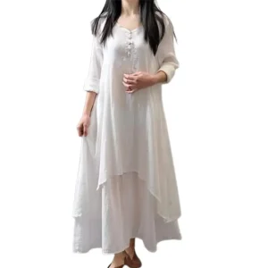 tunique indienne femme blanche