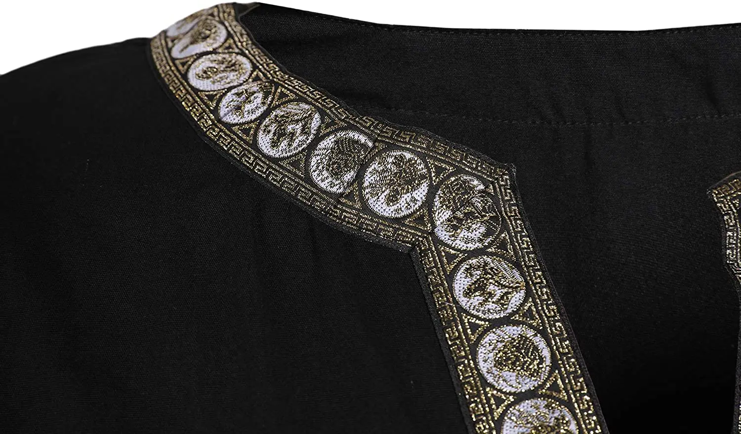 haut homme style viking noir