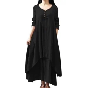 tunique indienne femme noir