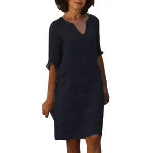 tunique robe pour femme noir