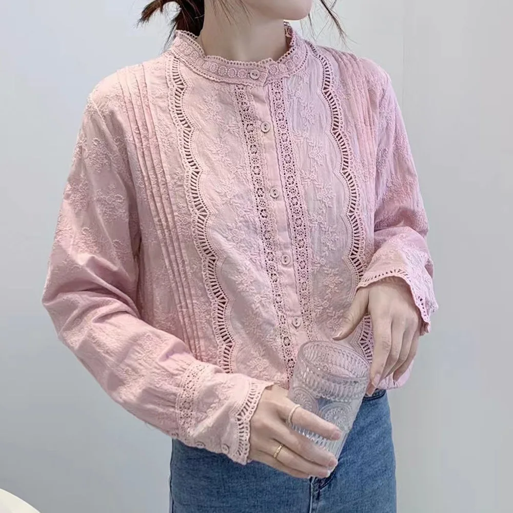 blouse fine rose pour femme