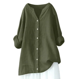 chemise tunique verte