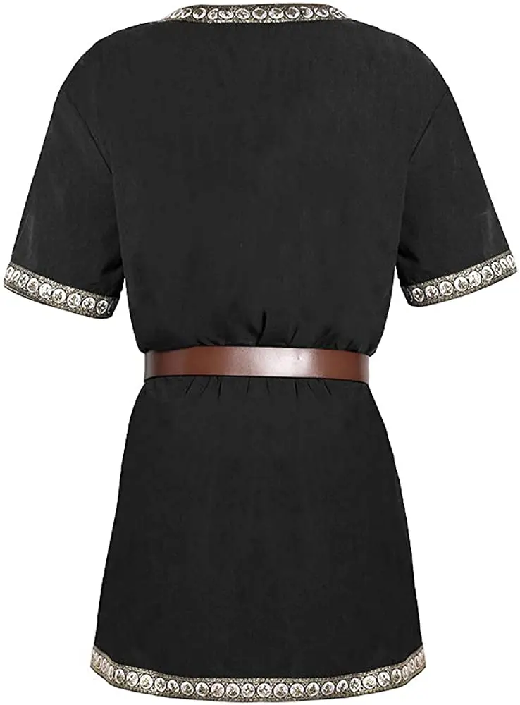 veste viking noire pour homme
