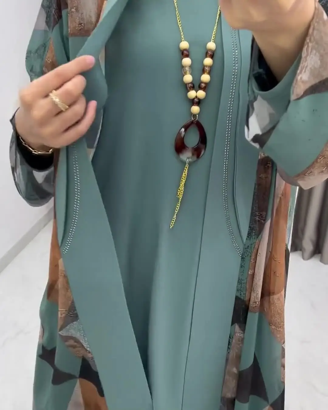 vêtements pour femme ensemble vert