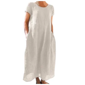 robe tunique longue blanche